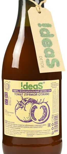 Сок !Deas Томатный прямой отжим 1л
