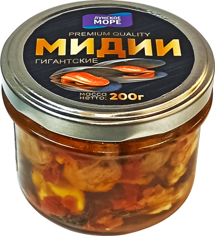 

Мясо Лунское море чилийских мидий маринованное в масле с копченой паприкой 200 г