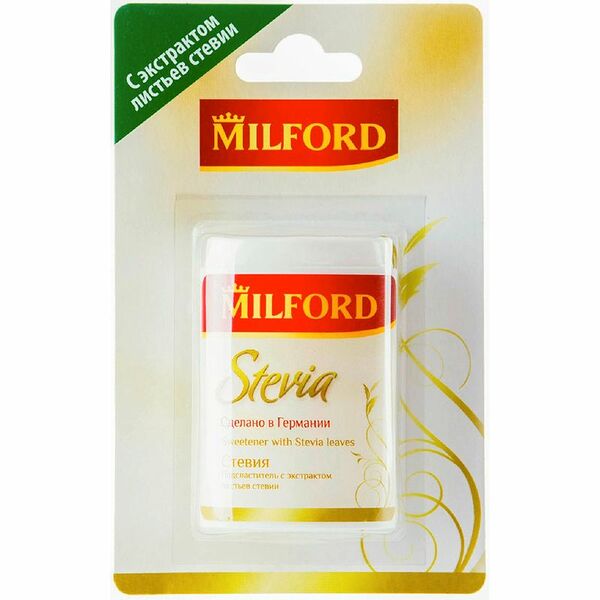 Заменитель сахара Milford со Стевией 100 шт