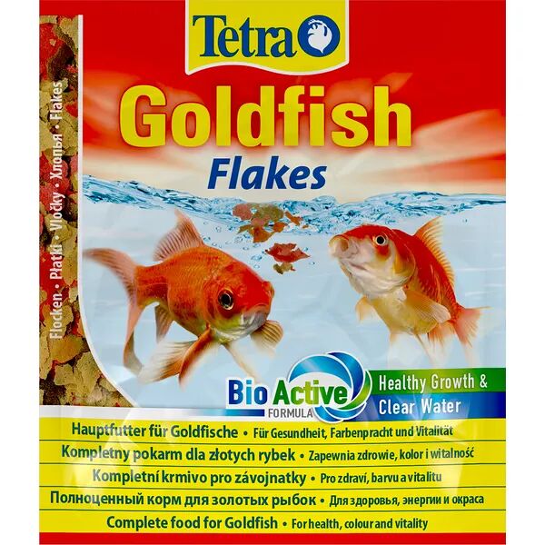 Корм Tetra Goldfish Colour для улучшения окраса золотых рыбок хлопья 12 г