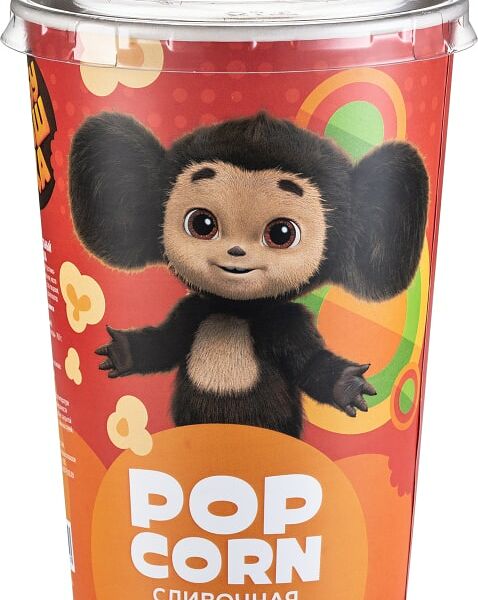 Попкорн Чебурашка карамельный сливочная ириска 120г