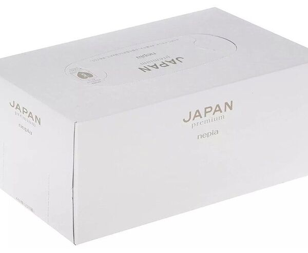 Салфетки косметические Nepia Japan Рremium 2 слоя 11х24 см, 220 шт.