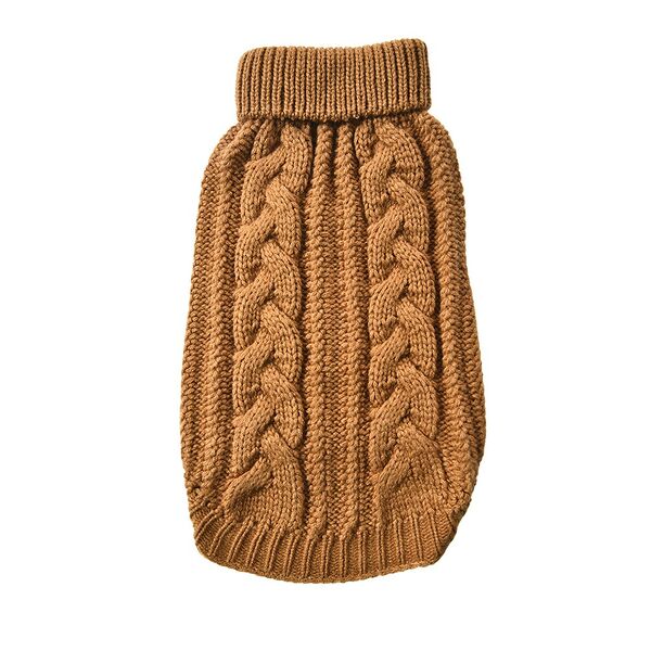 Свитер для собак FOXIE Classic M (длина спины 35см) бежевый