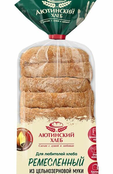 Хлеб Аютинский Хлеб цельнозерновой ремесленный 550г