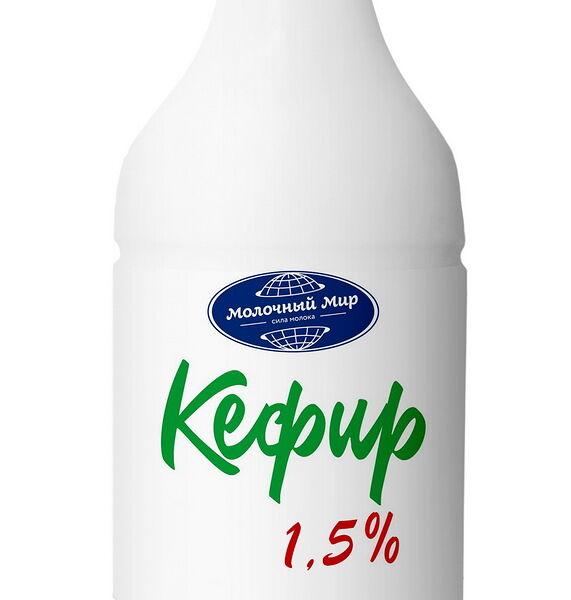 Кефир 1,5% 1,45кг Молочный мир
