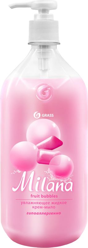 

Крем-мыло жидкое Grass Milana Fruit bubbles увлажняющее 1000 мл