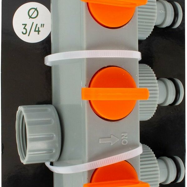 Распределитель ECOTEC, 4-канальный, быстроразъемный, пластик