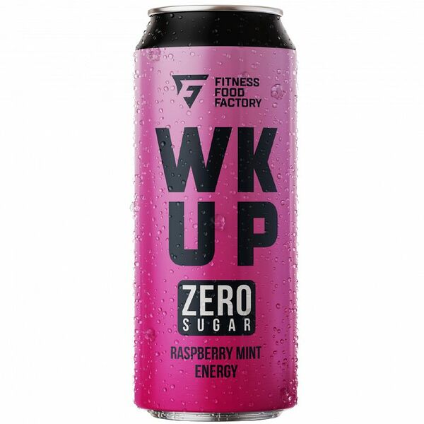Fitness Food Factory WK UP Напиток безалкогольный без сахара вкус малина-мята 450мл