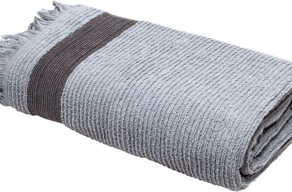 Полотенце махровое PiCassa Pragmatic Серо-голубое 50*90см