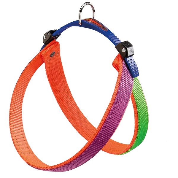 Шлейка AGILA DUAL COLORS 7 сиренево-оранжевая