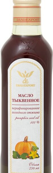 Масло тыквенное Dial-Export нерафинированное 250мл