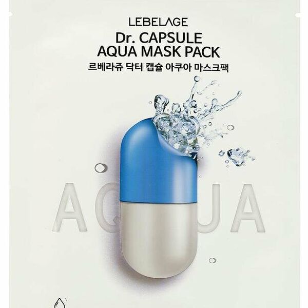 Маска тканевая для лица LEBELAGE Dr. Capsule с гиалуроновой кислотой, 25 мл