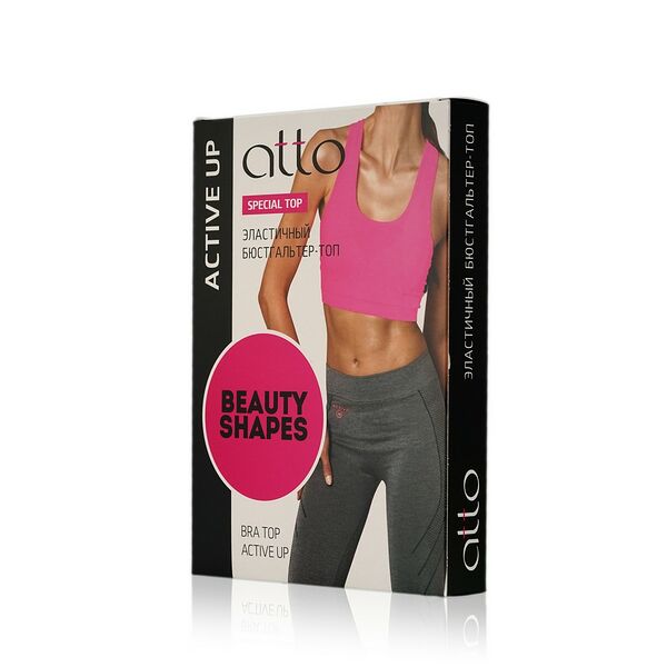 Женский бюстгалтер Atto Active Up Top из микрофибры, Черный S