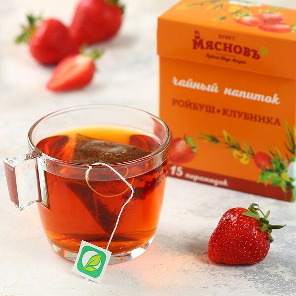 Напиток чайный ройбуш клубника МясновЪ Буфет