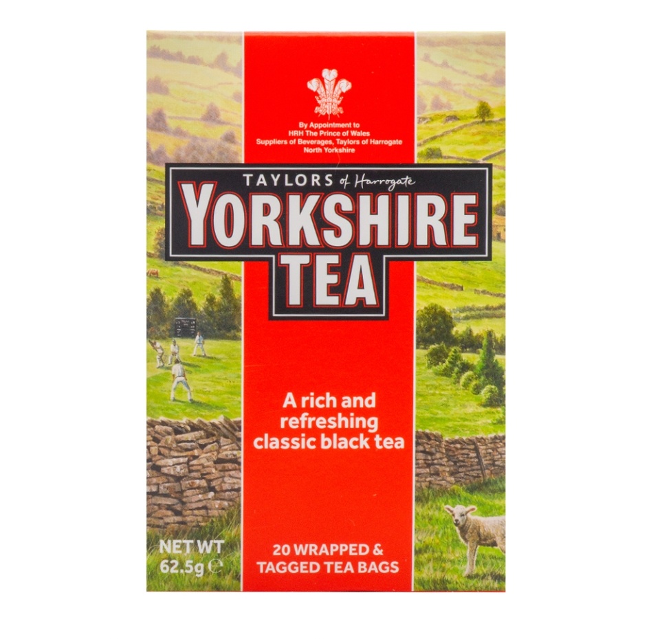 

Чай черный Yorkshire 20 пакетиков 62.5 г