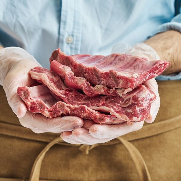 Рагу из свинины ребра