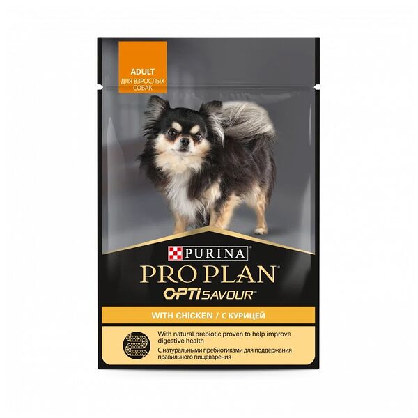 Корм для взрослых собак PRO PLAN Opti Savour Курица