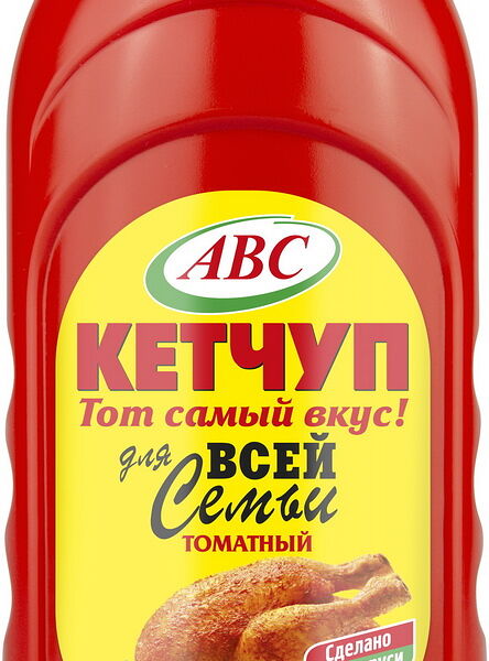 Кетчуп АВС Для всей семьи Томатный п/бут 500г.