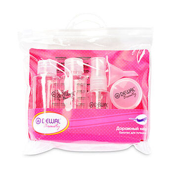 Набор баночек дорожный Dewal Beauty для путешествий, 7 шт.