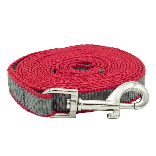 Каскад поводок капроновый усиленный 25 мм х 3 м., Красный