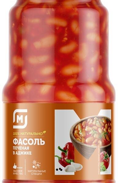 Фасоль Магнит Печеная в аджике