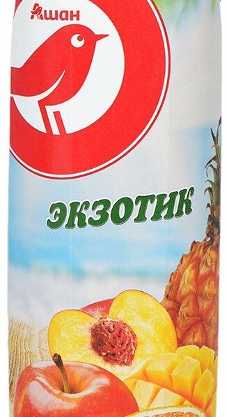 Нектар АШАН Красная птица Экзотик из смеси фруктов с 3 лет