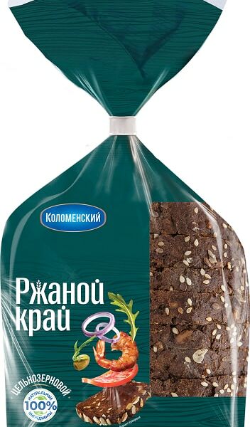 Хлеб Ржаной Край Цельнозерновой 300г