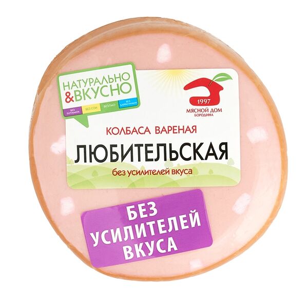 Колбаса Мясной дом БОРОДИНА Любительская б/о