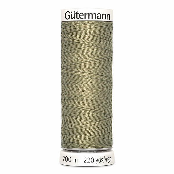 748277 Нить Sew-all для всех материалов, 200м, 100% п/э Gutermann(258 умеренно-болотный)