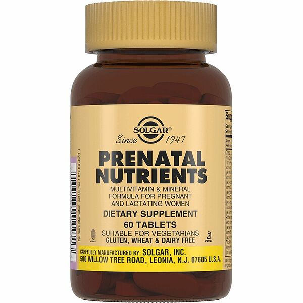 Solgar Prenatal Nutrients Пренатабс таблетки 60 шт