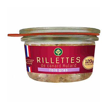 Рийет Галерея вкуса с фуа-гра Rilletes de canard foie gras 120г Беларусь
