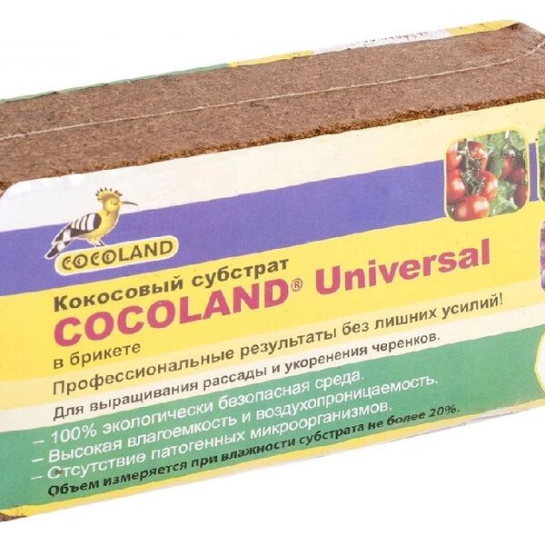 Субстрат кокосовый Cocoland Universal в брикетах (9л)