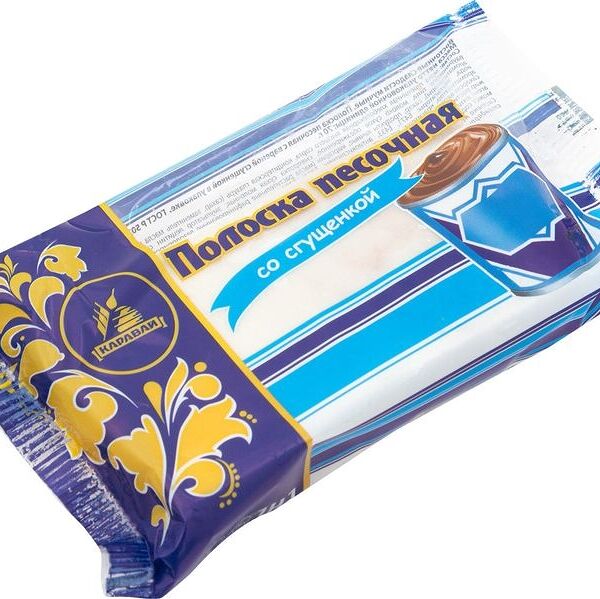 Полоска Каравай песочная со сгущёнкой, 70г