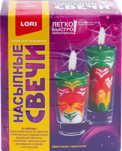 

Свечи насыпные LORI Цветовая гармония Арт. Нс-005