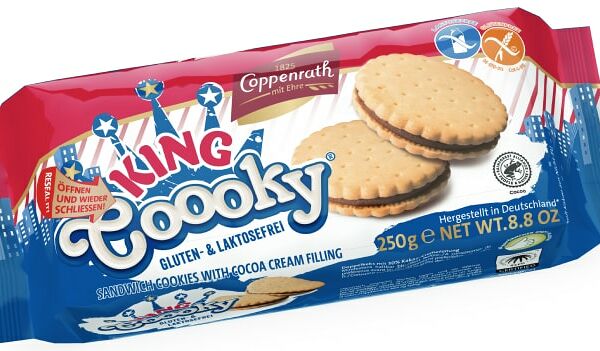 Печенье-сэндвич Coppenrath King Coooky с шоколадной начинкой 250г