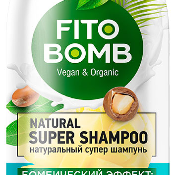Шампунь для волос Fito Bomb Восстановление-увлажнение-блеск-гладкость