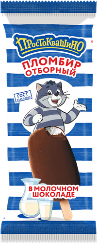 

Мороженое Простоквашино ванильное эскимо в шоколаде 60 г