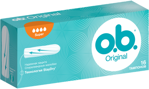 

Тампоны O.b. Original super 16 шт.