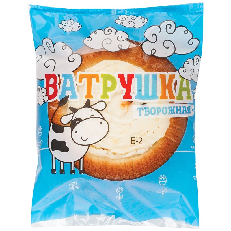 

Ватрушка Хлебзавод Юг Руси сдобная с творогом 100 г