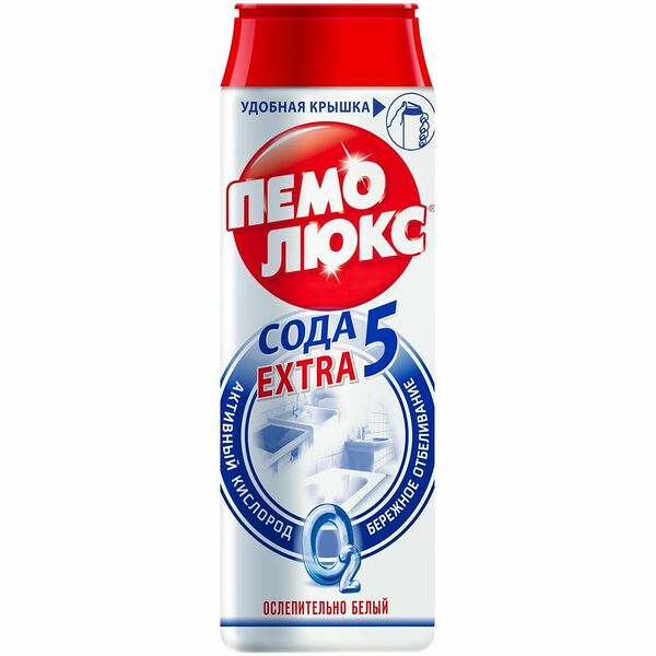 Порошок чистящий Пемолюкс Сода 5 Extra, 480г