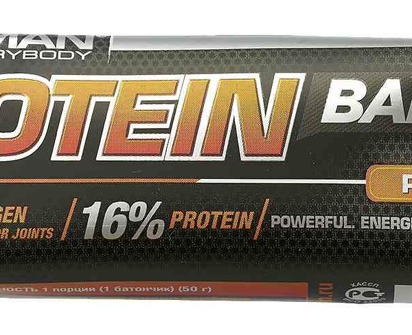 Батончик протеиновый Ironman Protein Bar Арахис в тёмной глазури