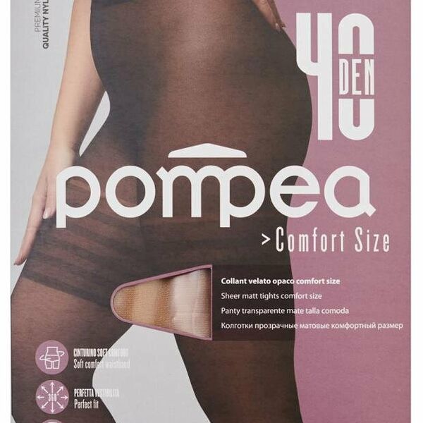 Колготки женские Pompea Comfort 40 Den Polvere dorata, XXL