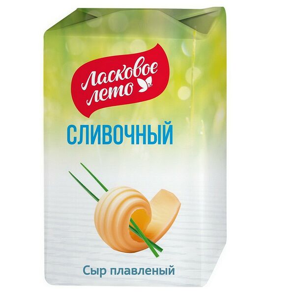 Cыр плав Сливочный 45% фольга 80г Савушкин продукт