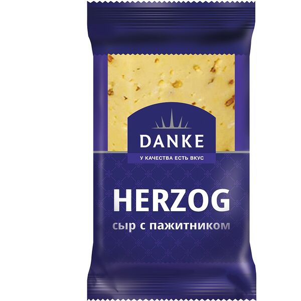 Сыр п/тв Danke Герцог с пажитником 45% 180г