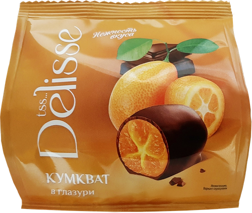 

Конфеты Delisse кумкват в глазури, 100 г