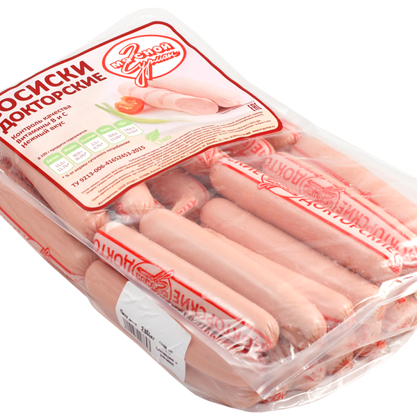 Сосиски МЯСНОЙ ГУРМАН Докторские кат.В защ.ср.вес 