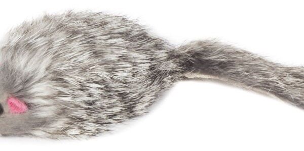 Triol Игрушка для кошек Мышь серая 7-7,5 см, 1 шт