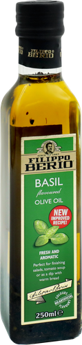 

Масло оливковое нерафинированное Extra Virgin Базилик Filippo Berio Италия, 250 мл