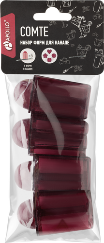 

Набор форм для канапе Apollo comte, пластик, 4 шт.