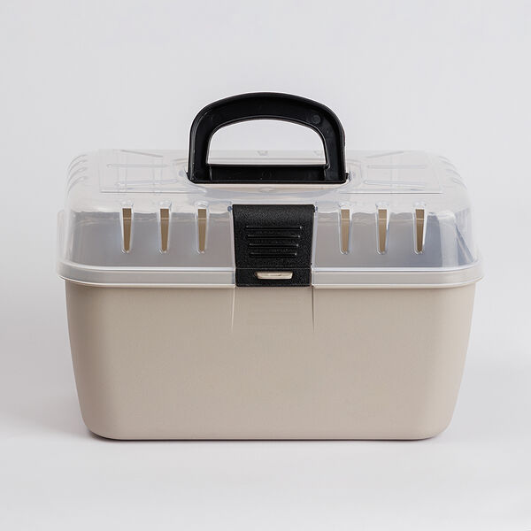 Переноска для грызунов, 29x19x18 см, бежевая